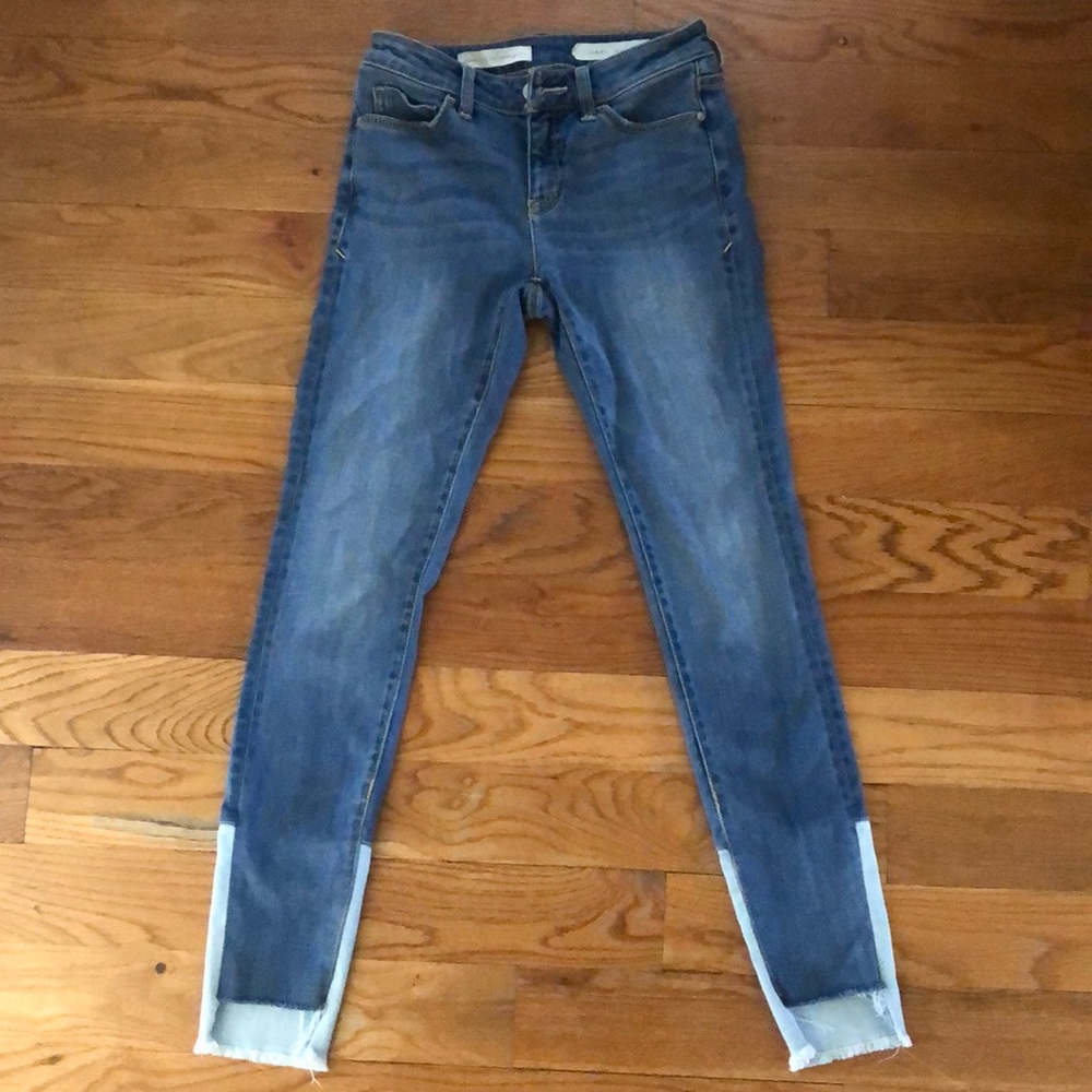 Two tone Pilcro and the Letterpress Jeans